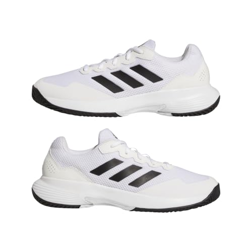 adidas Adult GameCourt 2 Tennis White/Core Black/White 13 - image 8