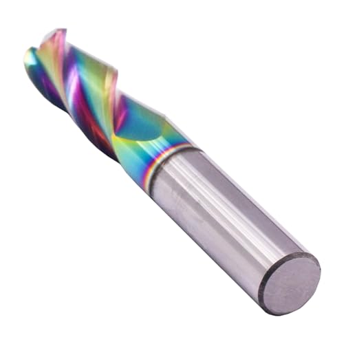 Image of 3 /8 inch 3 Flute 37 Helix Solid Carbide Ball Nose End Mill, DLC Coated | Ball End, 3 /8 inch Cutting Dia, 3 /8 inch Shank Dia, 1 inch Length of Cut, 2-1 /2 inch Overall Length, for Milling Aluminum and Copper