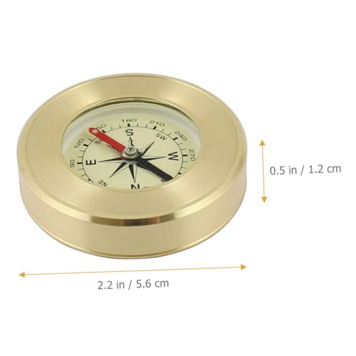 Brújula de Latón VALICLUD para Senderismo Impermeable Mini miniatura 2