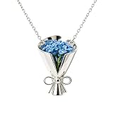 Generico Collar – 15 g accesorios de metal elegante | Jarrón florero ramo graduación | elegante para mujeres, chicas, novia y mamá; Ocasiones: cumpleaños, citas y graduación, riferimento alla