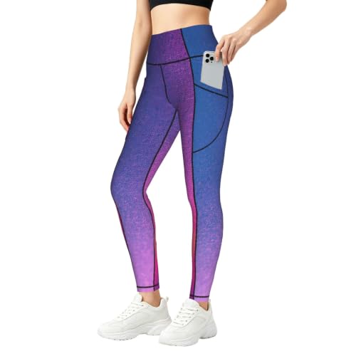 Leggings geométricos de mujer para entrenamiento y uso diario casual