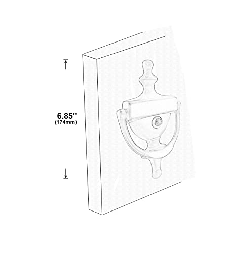 image for QCAA Solid Brass Door Knocker, 7