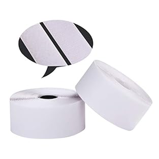 ★POWERFUL TAPE :The sticky hook and loop tape delivers a strong adhesive hook and loop.It is perfect for fastening with its simple peel and stick application. It boasts a 50mm wide hook and loop tape which is simple to use and very versatile. It stic...