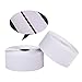 Self Adhesive Hook and Loop Tape Roll 2 Inch White Sticky Back Strip Tape Fastener Strong Adhesive Interlocking Tape for Picture and Tools Hanging Pedal Board Fastening 5 Yard
