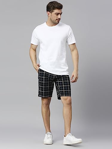 Image of Thomas Scott Men's | Solid | Chino Shorts | Regular Fit | Cotton Elastane | Above Knee | Casual Short