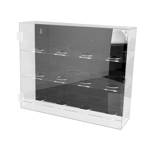 Vitrine en acrylique pour balles de baseball contre la poussière avec support