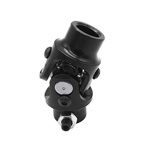 Yorten Junta U do eixo de direção revestida com pó preto redondo de 3/4