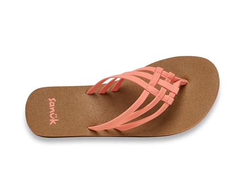 Image of Sanuk Women's Yoga Sandy | Yoga Mat Footbed | Flip Flops for Women | Yoga Sandals For Women