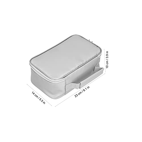 Caja ignífuga para documentos con cerradura de seguridad en color plata 6