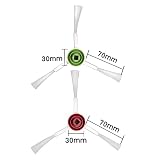 (10 Sztuk) T20 Omni Części Zamienne Szczotki Bocznej Kompatybilne z ECOVACS DEEBOT T20 Omni / T20e Omni/ X1 Omni/ X1 Omni (biały)/T10/ T10 Plus/ T10 Turbo / T10 Omni szczotki boczne, 5 par