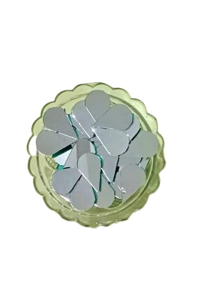 SADHUSADHYA Craft Mirror A-20 in 50 PCS Yellow Crochet, Bohemian, Art & Craft Material, Blouse