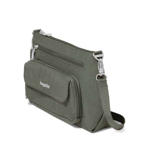 Image of Baggallini Original Everyday 11x7.5 Crossbody Bags Rfid Protected Lightweight Nylon Zippered Travel Purse