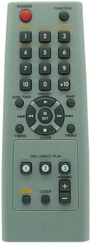 SZHKHXD Remote Control for AIWA NSX-5303 NSX-S555 NSX-BL44 RC-ZAS02 NSX-SZ5 NSX-SZ7 NSX-AJ20 NSX-SZ20 NSX-SZ22 NSX-DR1 NSX-AJ17 NSX-SZ315ES NSX-S556 CD Compact Disc Stereo System