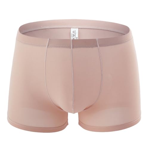 Mendove Men's Seamless Comfort Soft Silk Boxer Briefs