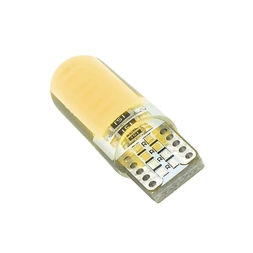 RUNROTOO 10 Peças Luz De Cortesia Lâmpadas Festão De Carro Luz Ampla Lâmpadas De Silicone Mapa Luz C