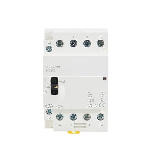 Contacteur modulaire 63A avec commande manuelle intégrée - 2