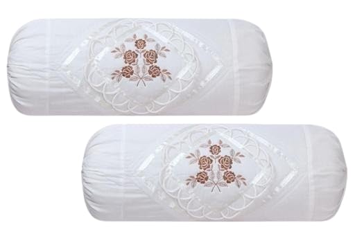 Cotton Set of 2 Bolster Set|Soft & Skin-Friendly Fabric for Ultimate Comfort|SL_2-image-1