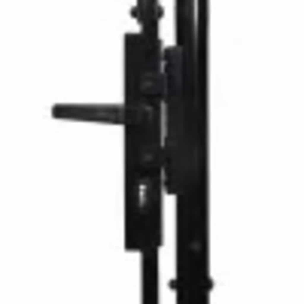 vidaXL Puerta Doble para Valla Woerden con Puntas de Lanza Hogar Huerto Piscina Porche Cancela Pórtico Portillo Portón Abertura Paso Bricolaje 400x149,5 cm