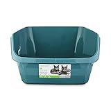 Petco Brand - So Phresh Teal Scatter Shield High-Back Litter Box for Cat, X-Large