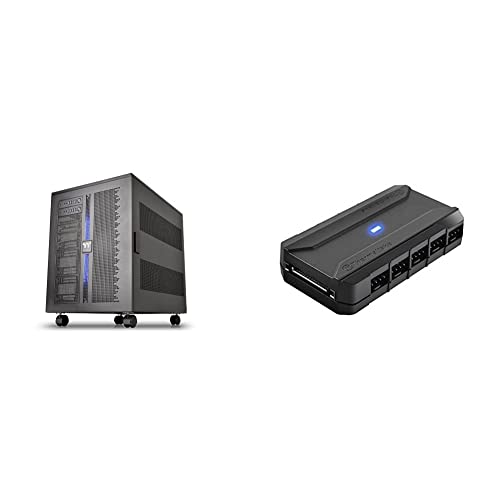 Image of Thermaltake Core W200 Dual System Computer Case and Commander FP 10 Port PWM Fan Hub Bundle