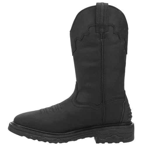 Dan Post Mens Blayde 11 Inch Waterproof Soft Toe Work/Duty - Black - Size 14 D3