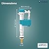 VeeBath Toilet Inlet Valve Bottom Entry, Inlet Float Valve 1/2 inch #2