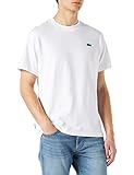Cuello redondo LACOSTE L!VE TH2757 Camiseta, Blanc, Unisex Adulto