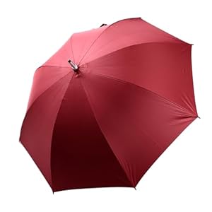 Topincn Parasol Golfowy 130cm Czerwony