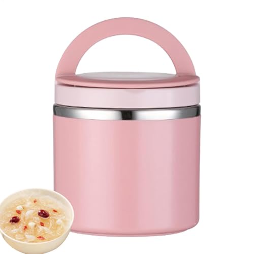 de acero inoxidable, 630 ml de gran capacidad para alimentos fríos y calientes