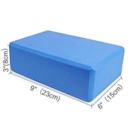 jweemax Yoga Block, High Density EVA Foam Yoga Block for Stretching & Holding Poses Bodybuilding Equipment