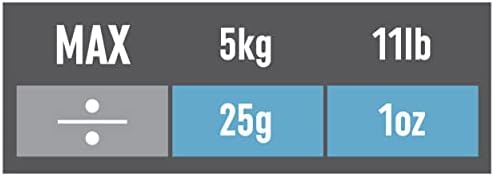 Salter 114 BKCLDR Mechanical Kitchen Scale, Compact, 5 Kg Max Capacity, Dishwasher Safe Bowl, Easy Clean, Scale Fits Inside Pan, Dust-Free Storage, Metric/Imperial, Large Dial, Black