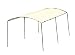 ShelterLogic 25867 Monarc Round Top Canopy, 10 x 18-Feet, Sandstone Cover