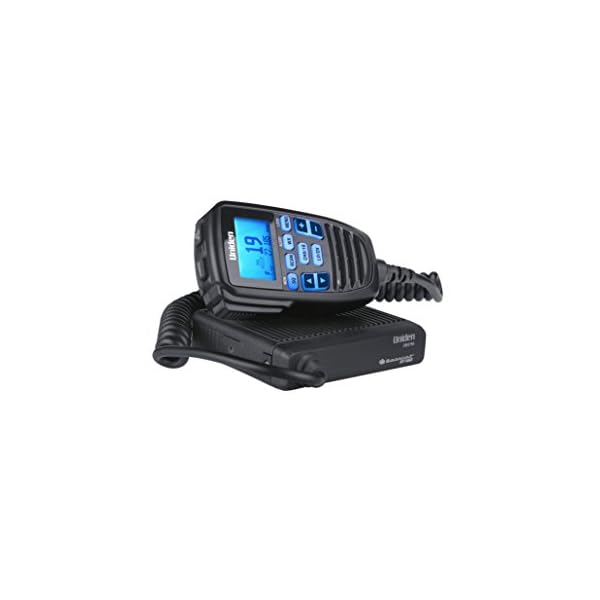 Uniden CMX760 Bearcat Off Road Series Compact Mobile CB Radio, 40-Channel Operation, Ultra-Compact for Easy Mounting, Large 7-Color Backlit LCD Display on Mic with Built-in Speaker Mic, Black