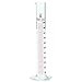 500ml Graduated Cylinder, Borosilicate 3.3 Glass, Single Metric Scale, Class B, Karter Scientific 213I14 (Single)