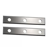 Sinoprotools Wendeplatten Wendemesser,9 X 50 X 1.5mm 4-Schneidkanten 2 Stück Ersatzklingen,für Wendeplatten Bündigfräser(als Ersatz), Austauschbare Hartmetall-Wendemesser, für Holzfräser