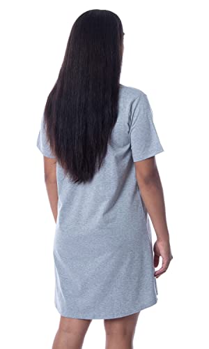 Snoopy chemise de nuit femme Peanuts pyjama gris en taille S - 3