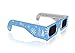 GSM Brands Christmas 3D Glasses - Holiday Specs Transform Lights into Magical Snowflake Image (5 Pack)