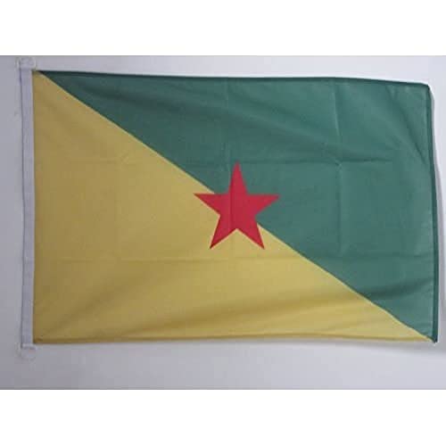 AZ FLAG, French Guiana Flag, 2x3 Ft, For Outdoor