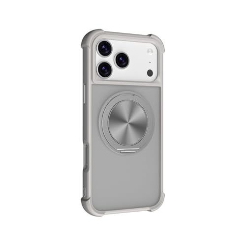 Coque rigide compatible avec iPhone 17 Air silicone magnétique argent anti-choc