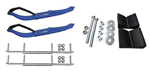 C&A Pro Blue MTX Snowmobile Skis w/ 7.5