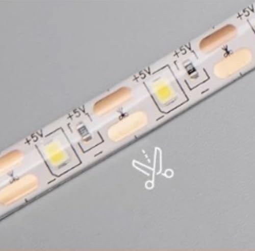 Tira LED autoadhesiva 2 metros blanco cálido con interruptor USB miniatura 3