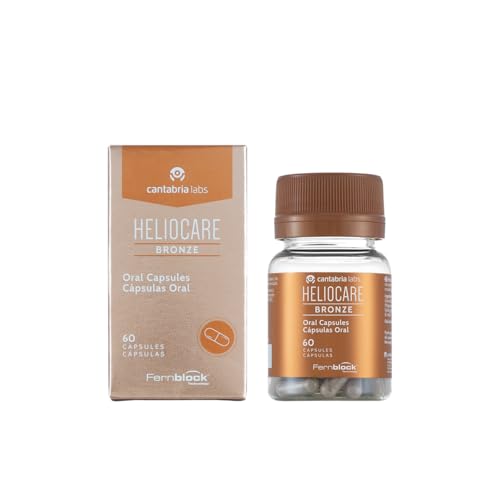 Cantabria Labs - Heliocare Cápsulas Bronze - 60 Unidades - Protección Solar Oral - Acelera el Bronceado Natural - Todo Tipo de Pieles