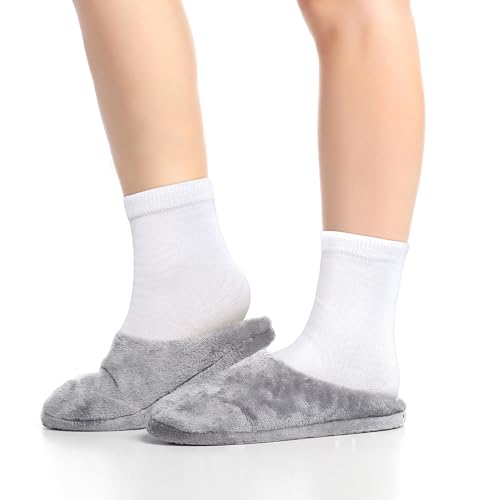 Kids Socks 12 Pairs Crew Socks for Toddler Boys Girls 1-14 Years Athletic Mid Cut Socks Multipack Black White3