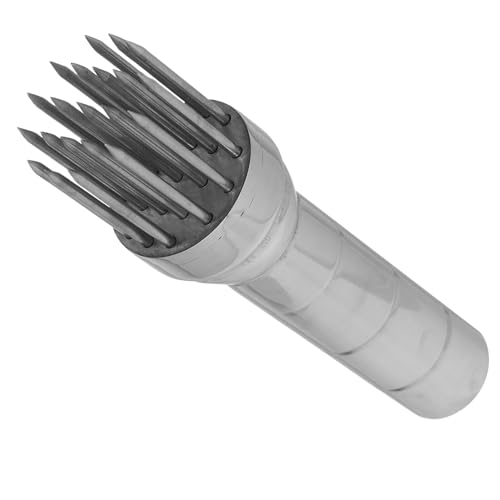 Homoyoyo Martello Inteneritore Carne in Acciaio Inossidabile con Aghi Affilati Ammorbidente per Pollo Manzo e Maiale Strumento Ergonomico per Barbecue e Marinatura Rapida