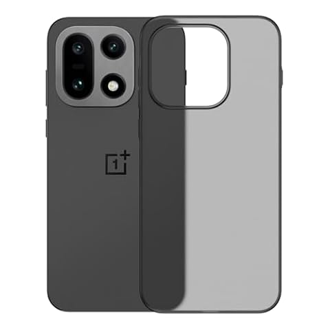 QJONSIU Etui na OnePlus 15, Ultracienka Shockproof PC Ochronne Case, Wygodna i Gładka-Przezroczysta Czarny