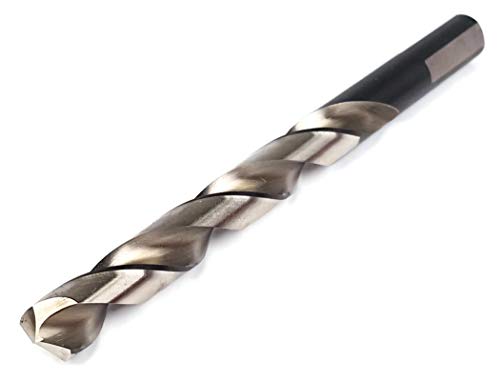 Norseman Drill Bit CN TECH Split Point HSS Jobber Length Cryogenic Drill Bits USA Made - 2 Pack (3/8")