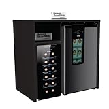 Bar bancada para embutir cervejeiras e adega de vinhos refrigerada