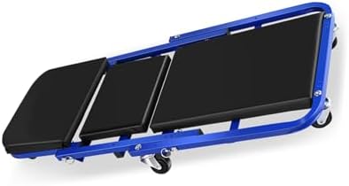 2-in-1 Rolling Car Creeper & Seat, Foldable Mechanic Creeper for Auto Repairs, Portable Garage Tool, Easy to Store & Use, Ideal for Repair Shops