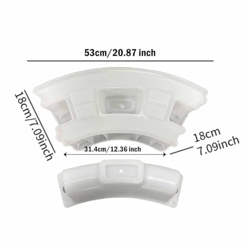 Modèle en blocs de béton léger et circulaire pour montage DIY - 3