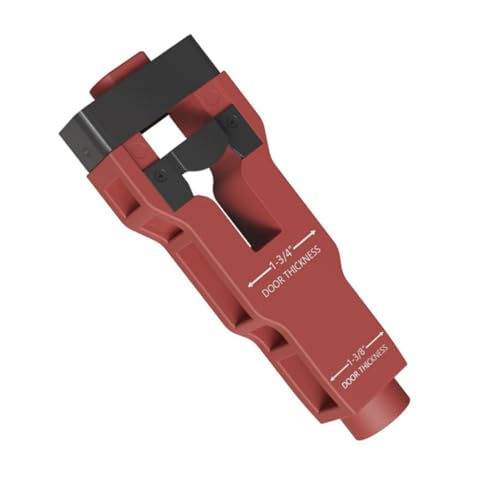 Luocute Attrezzo per Mortasare Chiusura Porta, Kit di Scalpellatura di Precisione con Lama Resistente e Guida di profondità Integrata per Un'installazione Professionale Pulita e